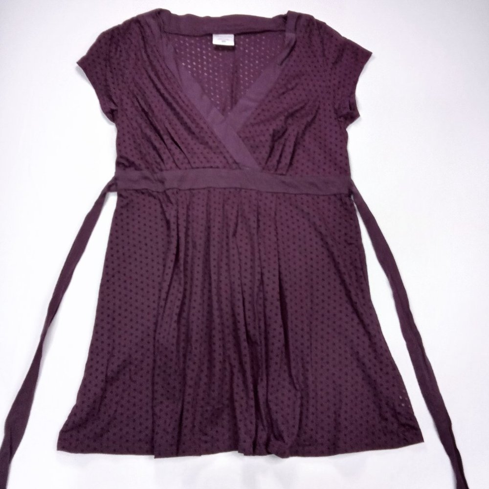 Motherhood Maternity Short sleeve shirt with tie back US S/P